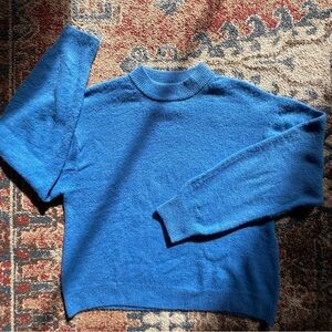 Cozy Blue H&M Knit Sweater, Blue, Size XS